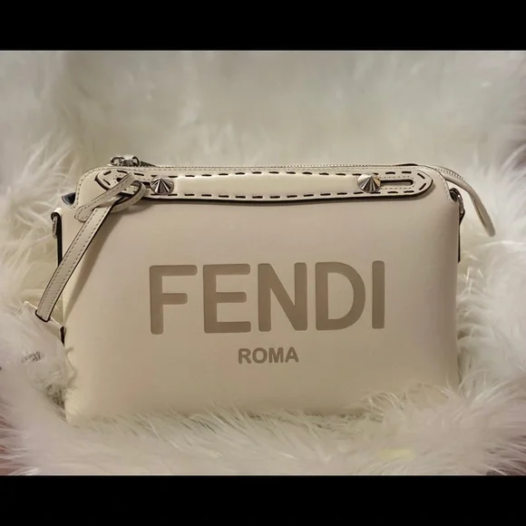 Fendi | Bags | New Fendi Roma By The Way White Leather Medium Bag
